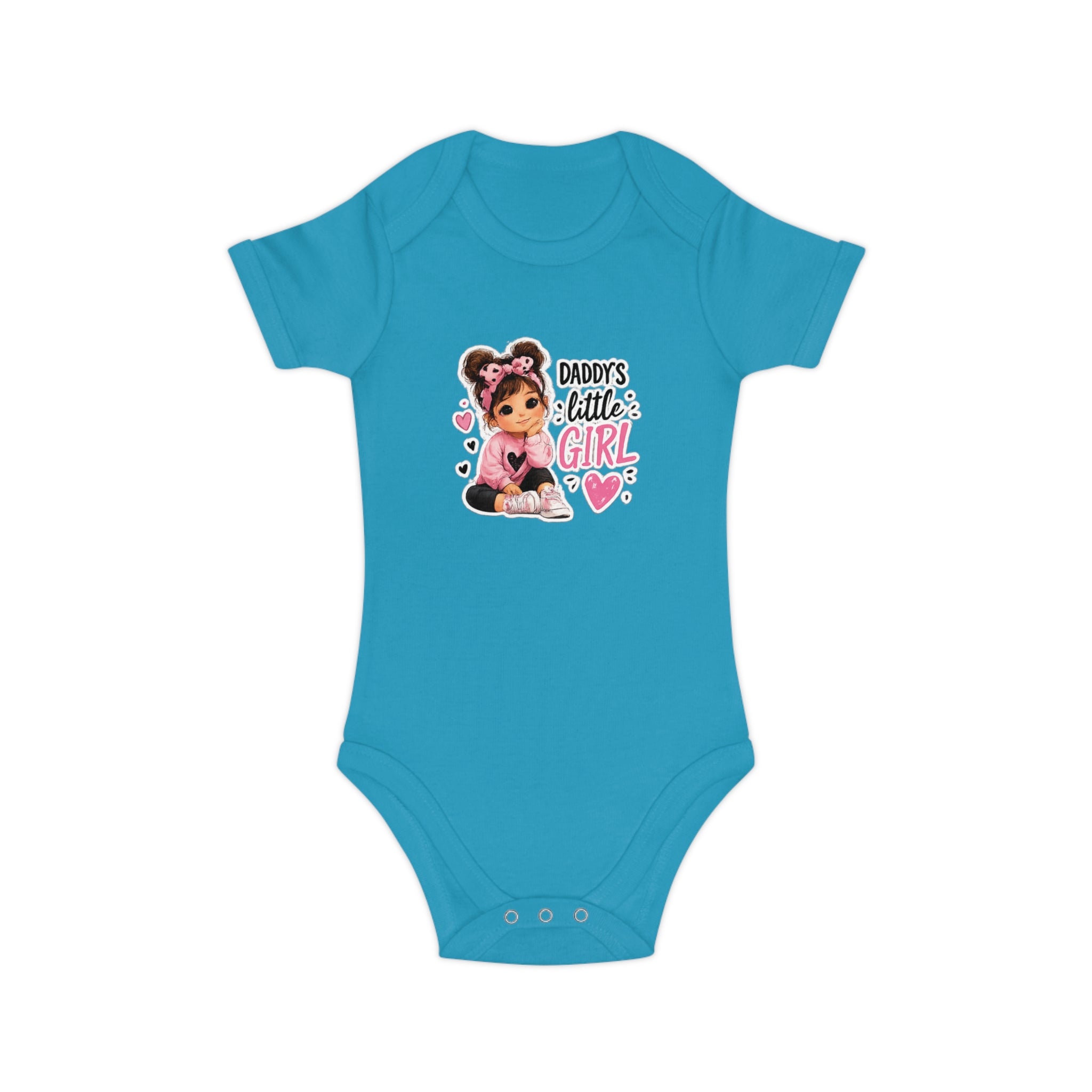 Daddy's Little Girl Baby Bodysuit - Cute Pink Newborn Onesie