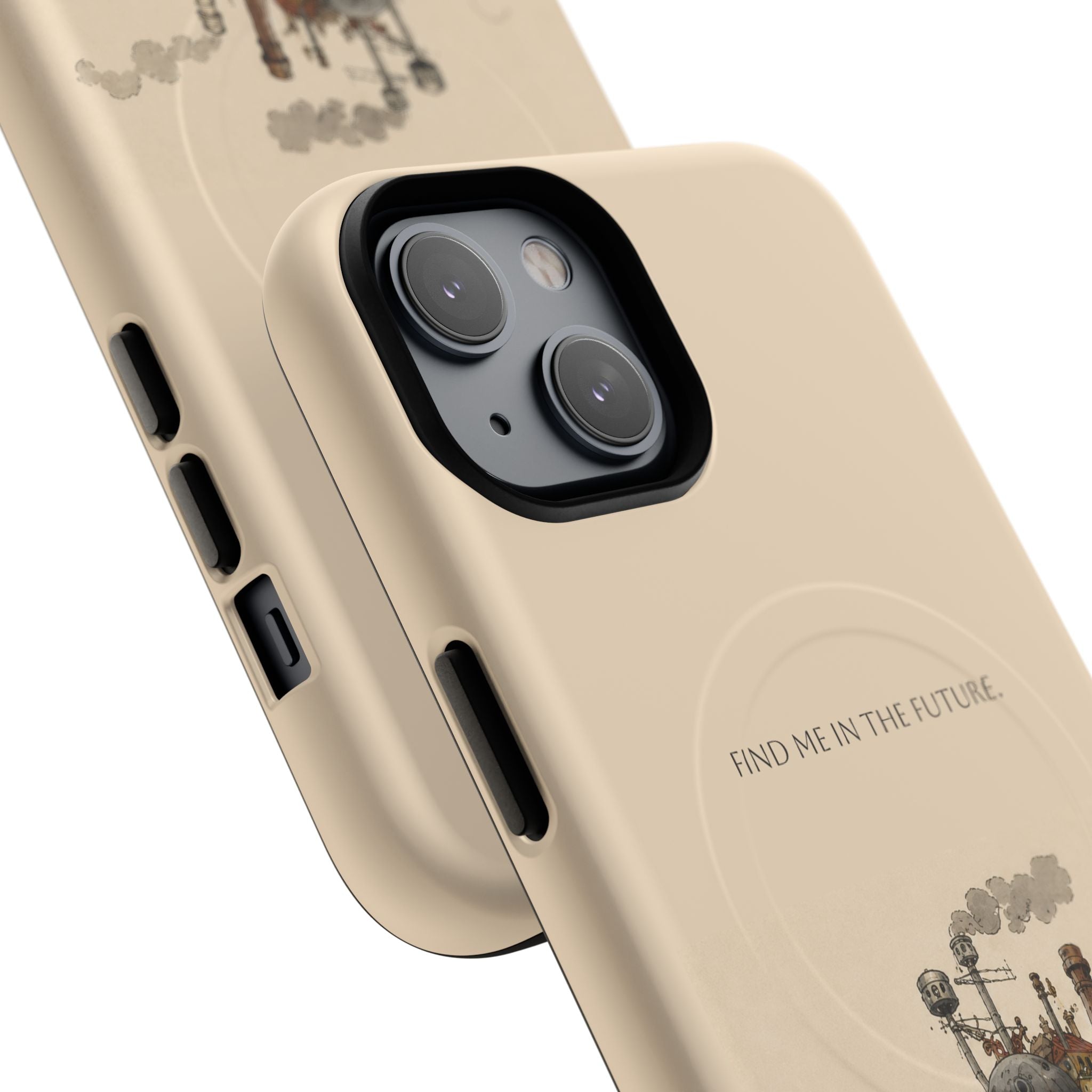 Howl’s Moving Castle Phone Case — “Find Me in the Future” Tough Magnetic iPhone Cover