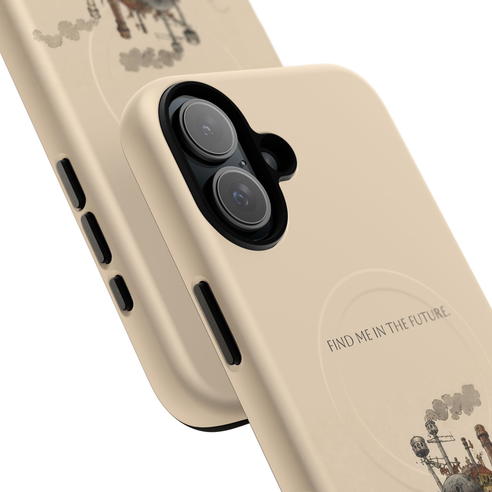Howl’s Moving Castle Phone Case — “Find Me in the Future” Tough Magnetic iPhone Cover