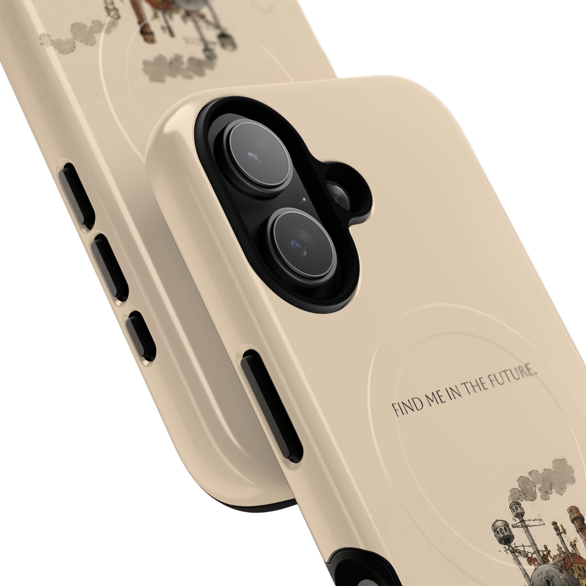 Howl’s Moving Castle Phone Case — “Find Me in the Future” Tough Magnetic iPhone Cover