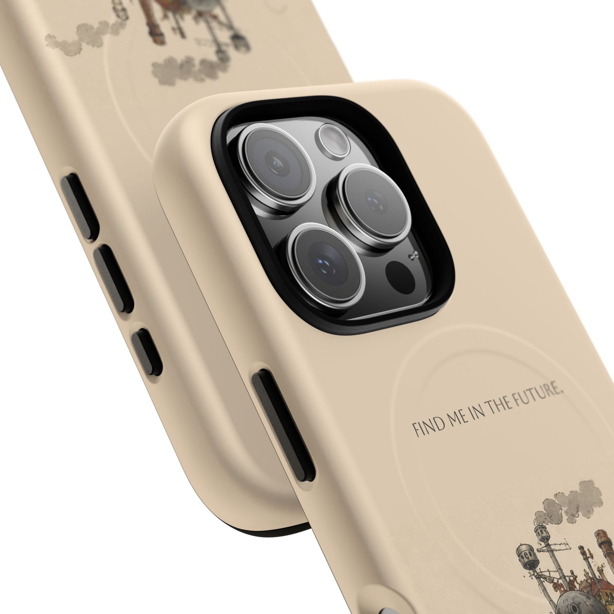Howl’s Moving Castle Phone Case — “Find Me in the Future” Tough Magnetic iPhone Cover