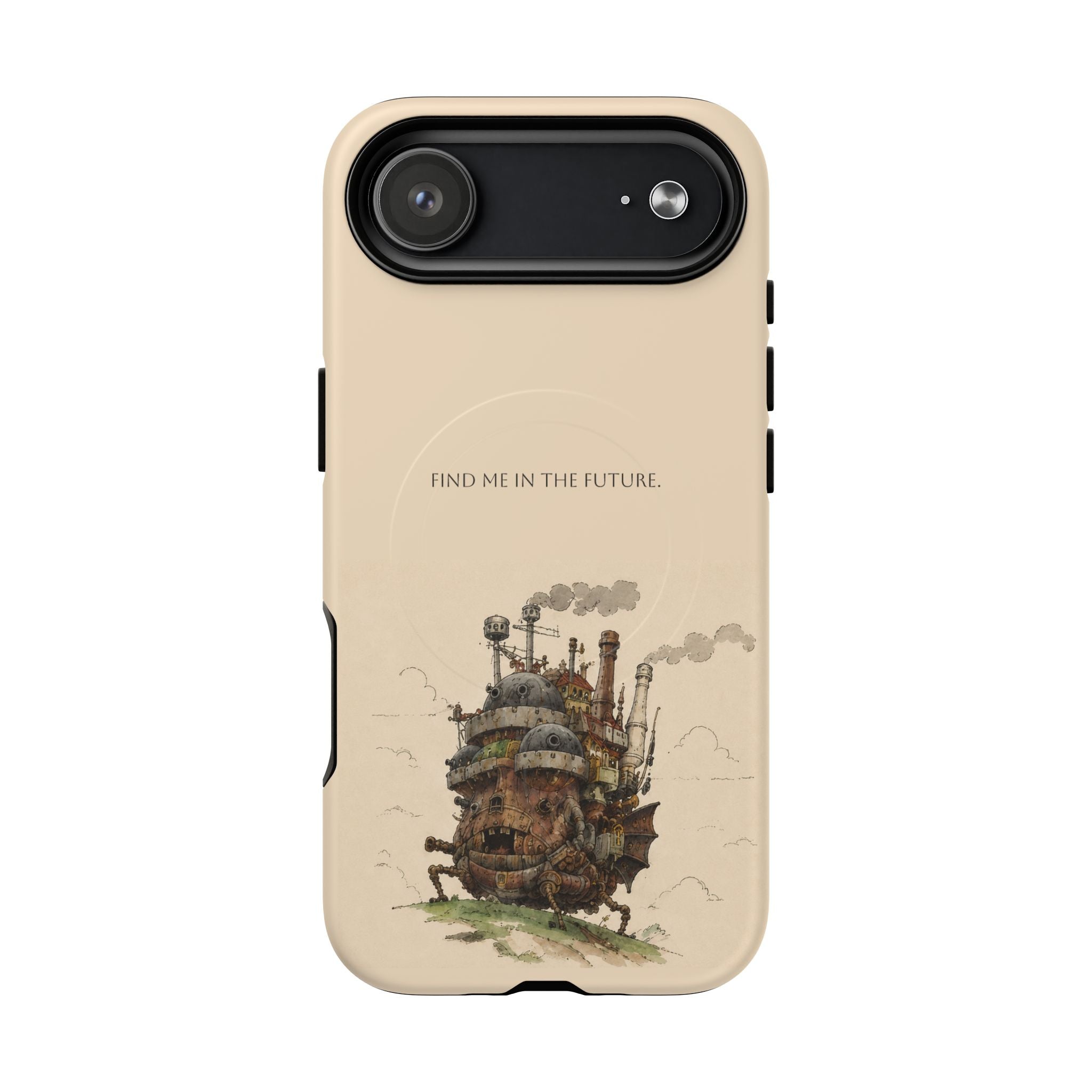 Howl’s Moving Castle Phone Case — “Find Me in the Future” Tough Magnetic iPhone Cover