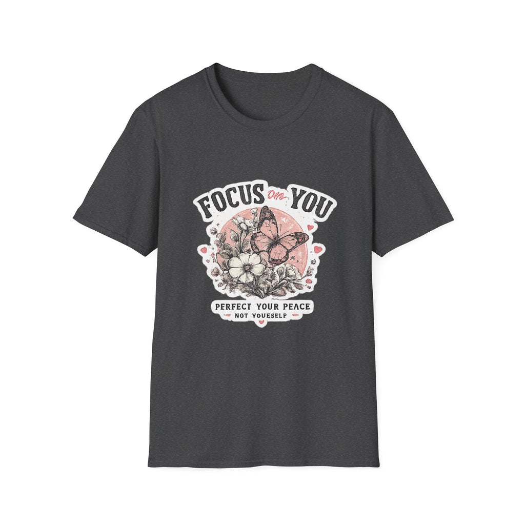 Focus On You T-Shirt — Self-Care Butterfly Graphic Tee