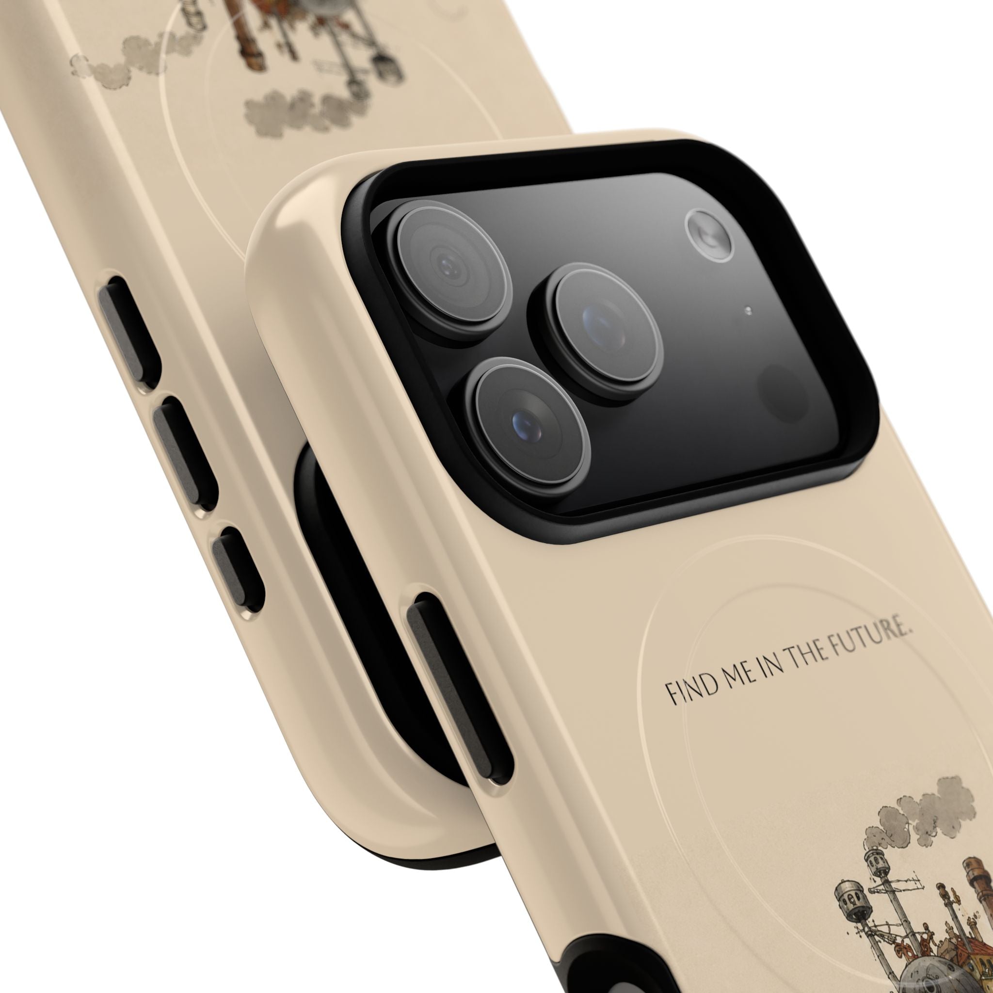 Howl’s Moving Castle Phone Case — “Find Me in the Future” Tough Magnetic iPhone Cover
