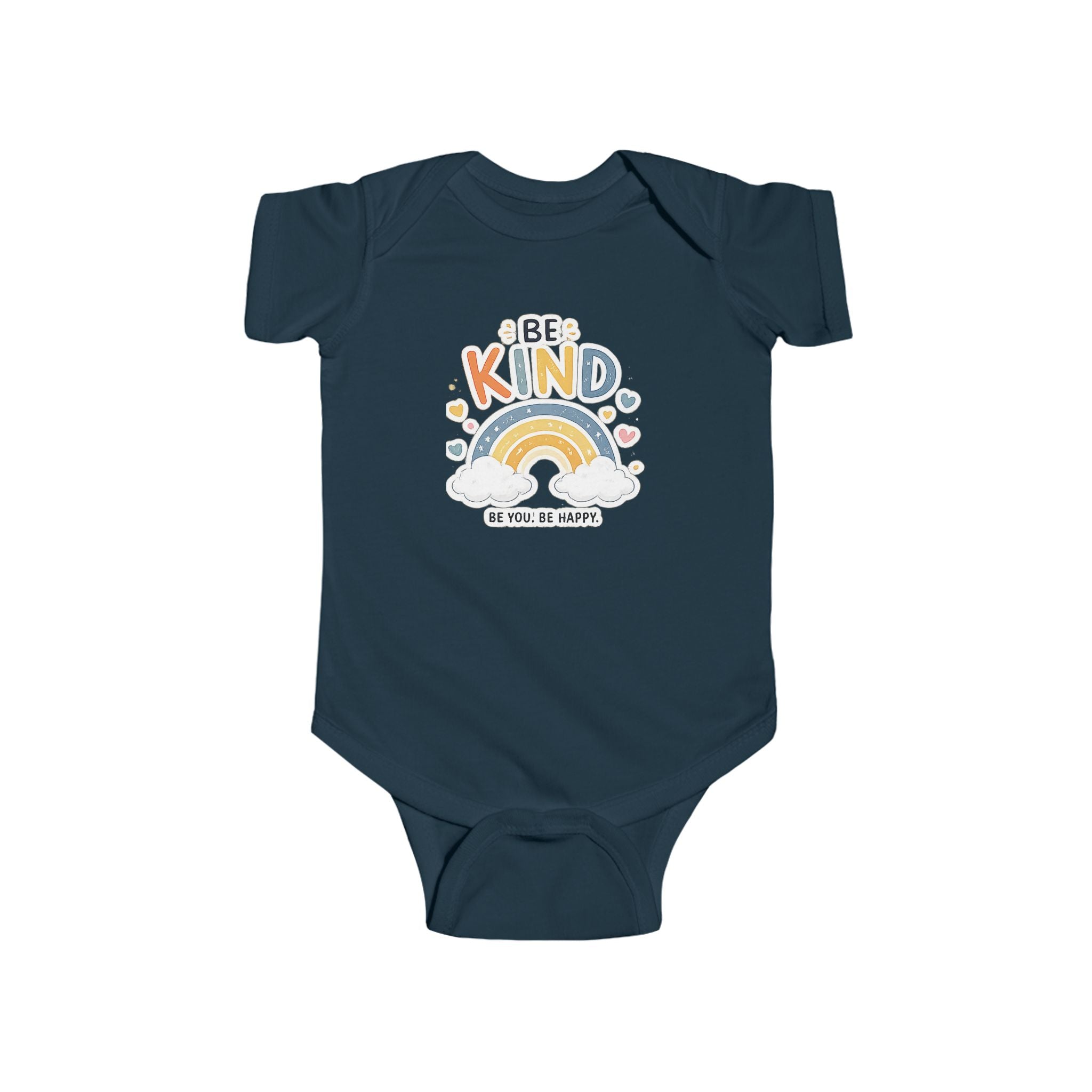 Be Kind Rainbow Infant Bodysuit — Cute Positive Baby Onesie