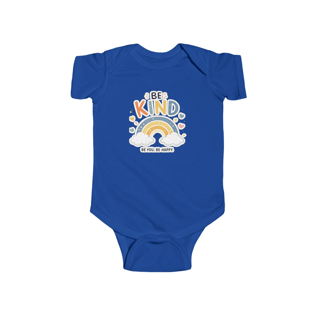 Be Kind Rainbow Infant Bodysuit — Cute Positive Baby Onesie