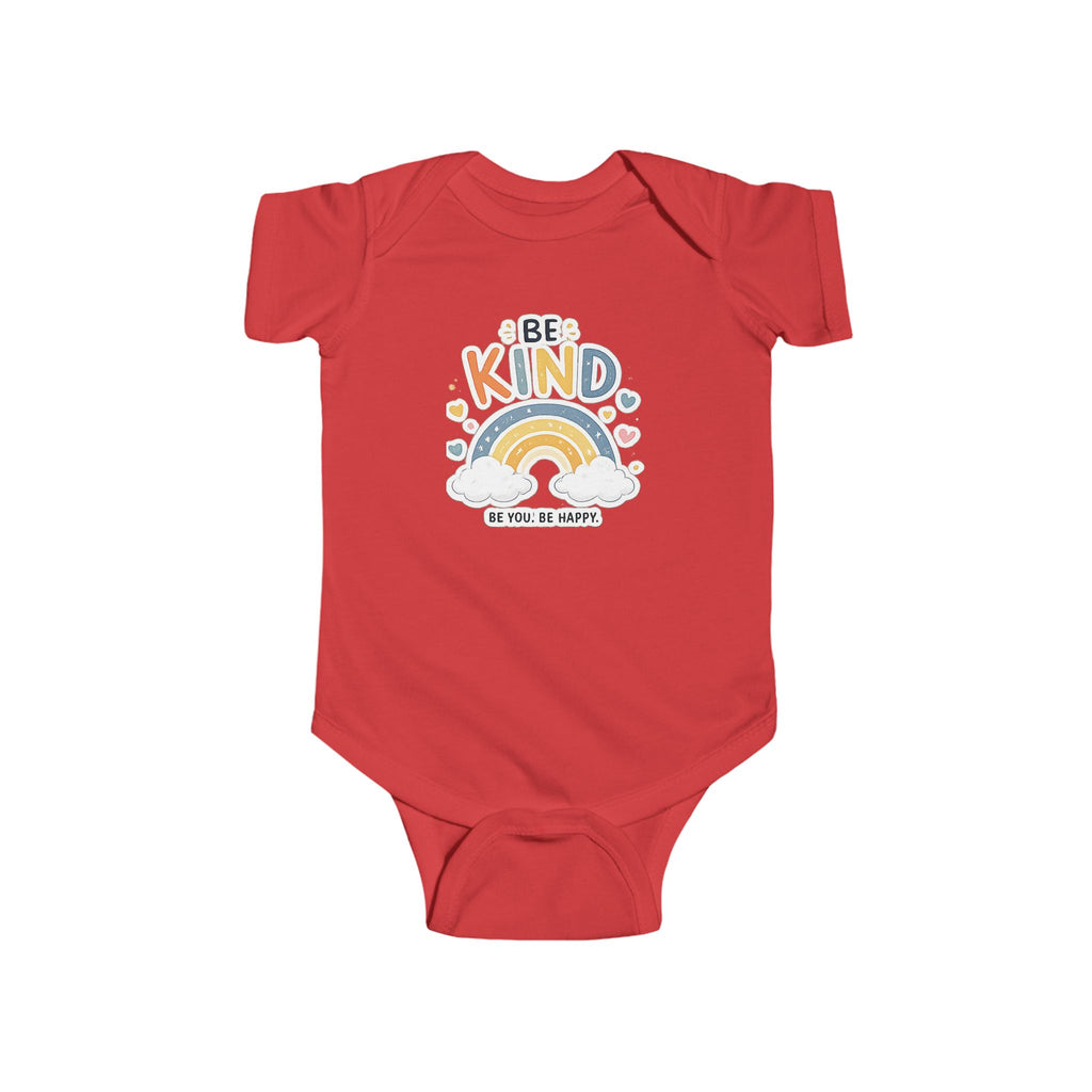Be Kind Rainbow Infant Bodysuit — Cute Positive Baby Onesie