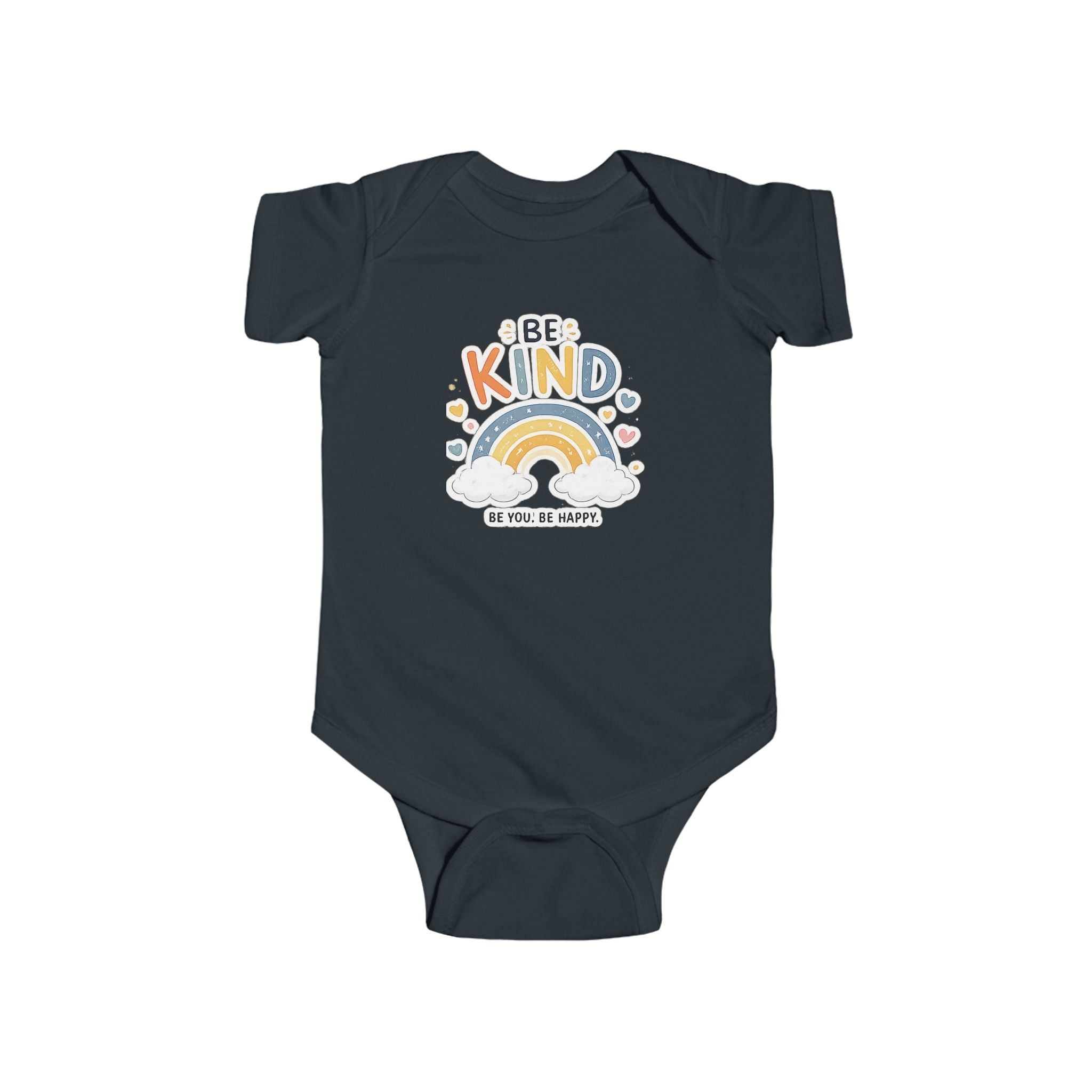 Be Kind Rainbow Infant Bodysuit — Cute Positive Baby Onesie