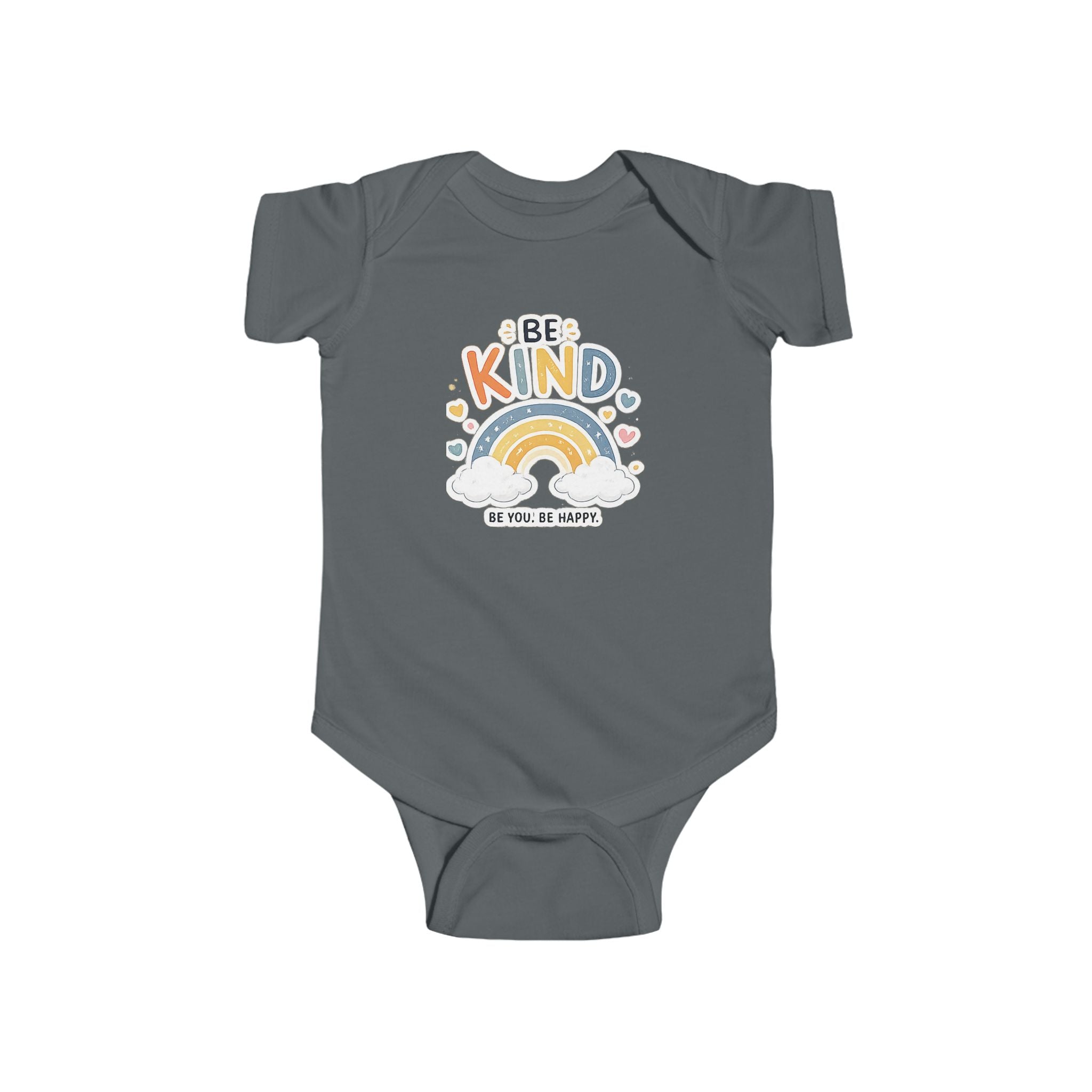 Be Kind Rainbow Infant Bodysuit — Cute Positive Baby Onesie