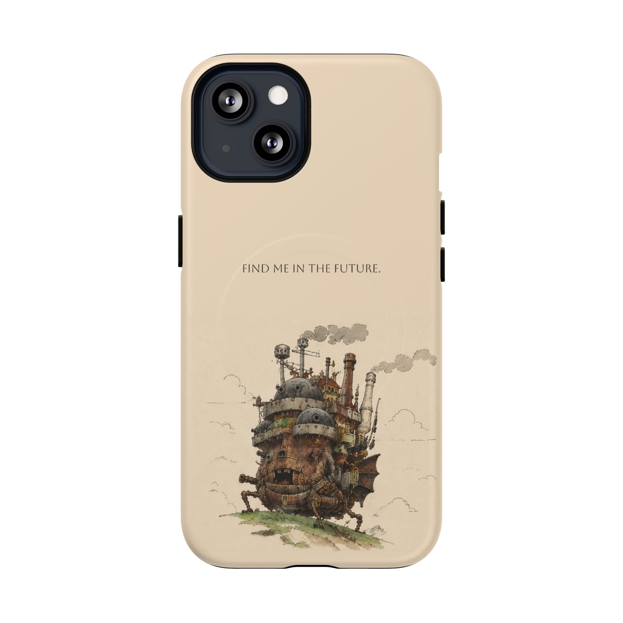 Howl’s Moving Castle Phone Case — “Find Me in the Future” Tough Magnetic iPhone Cover