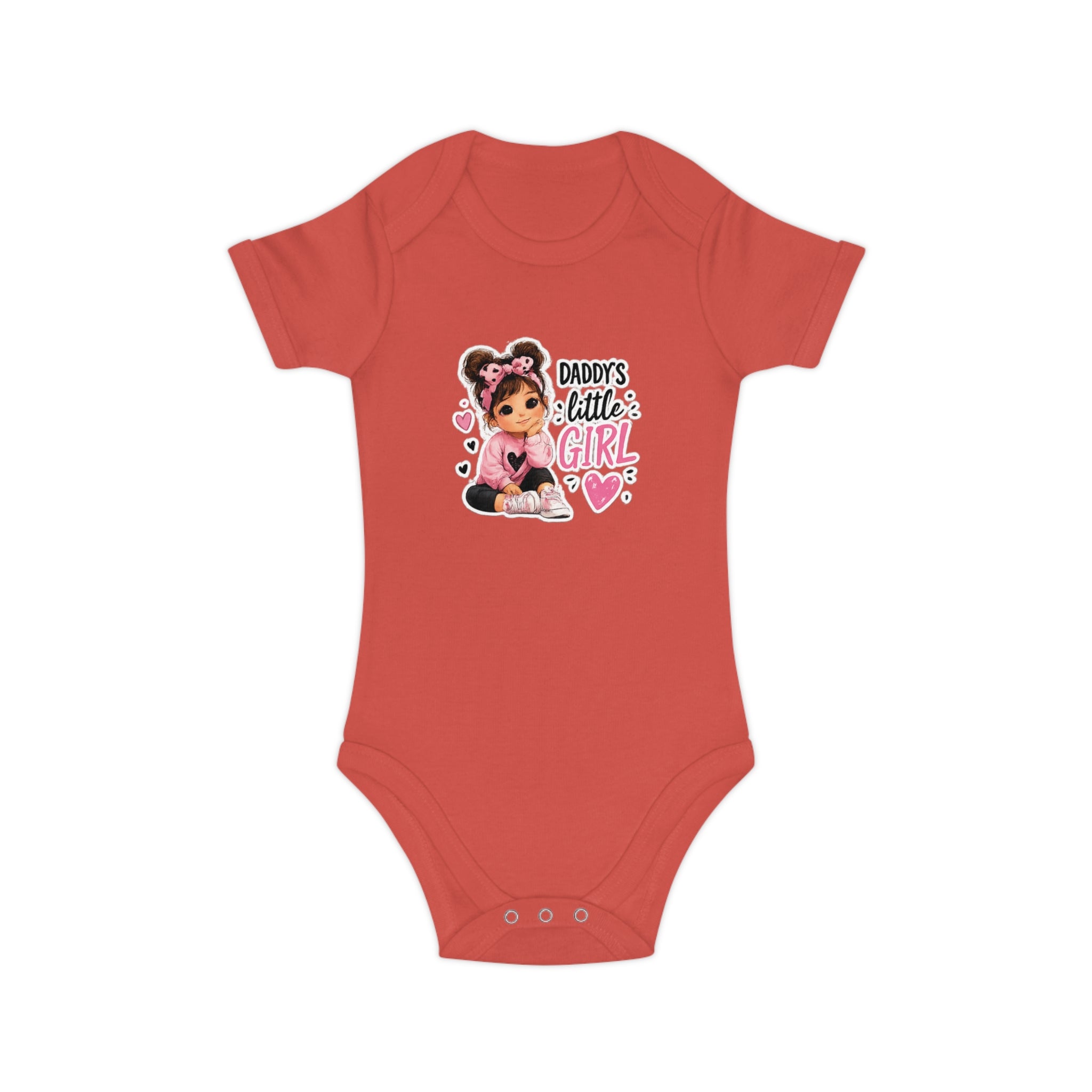 Daddy's Little Girl Baby Bodysuit - Cute Pink Newborn Onesie