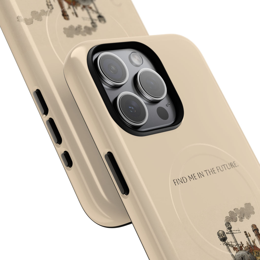 Howl’s Moving Castle Phone Case — “Find Me in the Future” Tough Magnetic iPhone Cover
