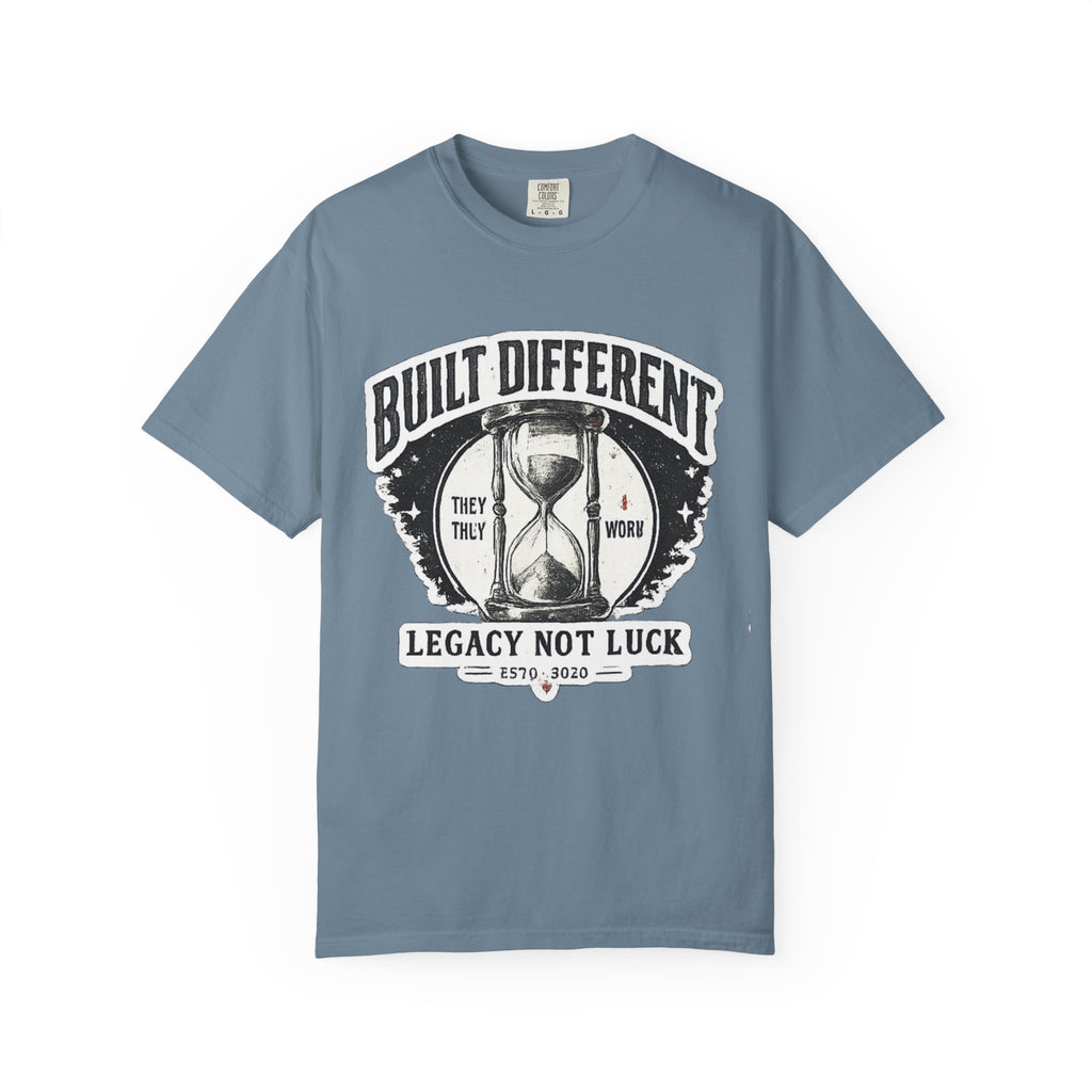 Built Different T-Shirt — 'Legacy Not Luck' Motivational Graphic Tee