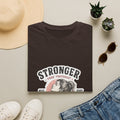 T-Shirt — "Stronger Each Yesterday" Vintage Motivational Tee